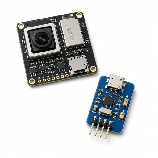 ESP32-CAM (OV2640) + MB programmer