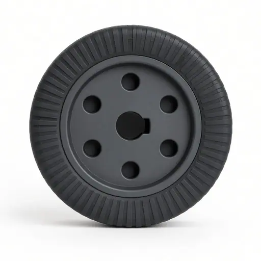 65 mm Rubber Robot Wheel (BO motor)
